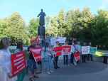 All over Russia, meetings of cheated investors were held on July, 25th