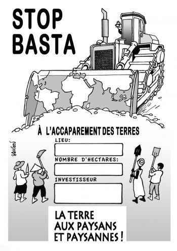 Dénoncez les accaparements de terres!