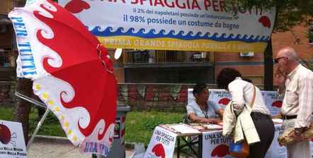 La campagna parte da Napoli: Una spiaggia per tutti