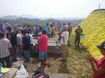 Oaxaca, Apropiación del Tanque Morelos en la Jornada Cero Desalojos
