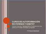 Programa básico de autoformación en vivienda y hábitat