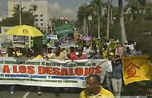 S. Domingo, Organizaciones populares protestan frente al Congreso